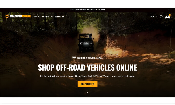 Massimo Motor Website Design by Digital Silk