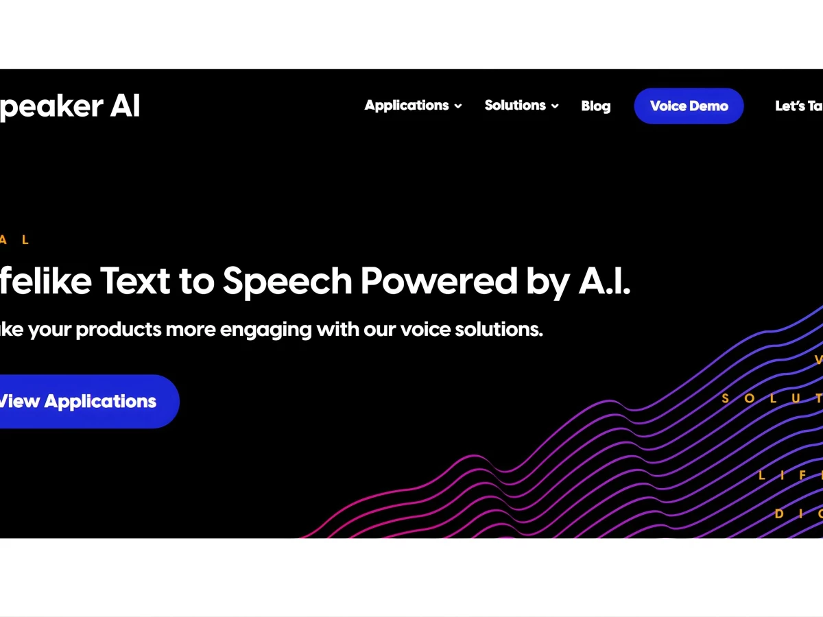 ReadSpeaker AI website design by GoingClear.
