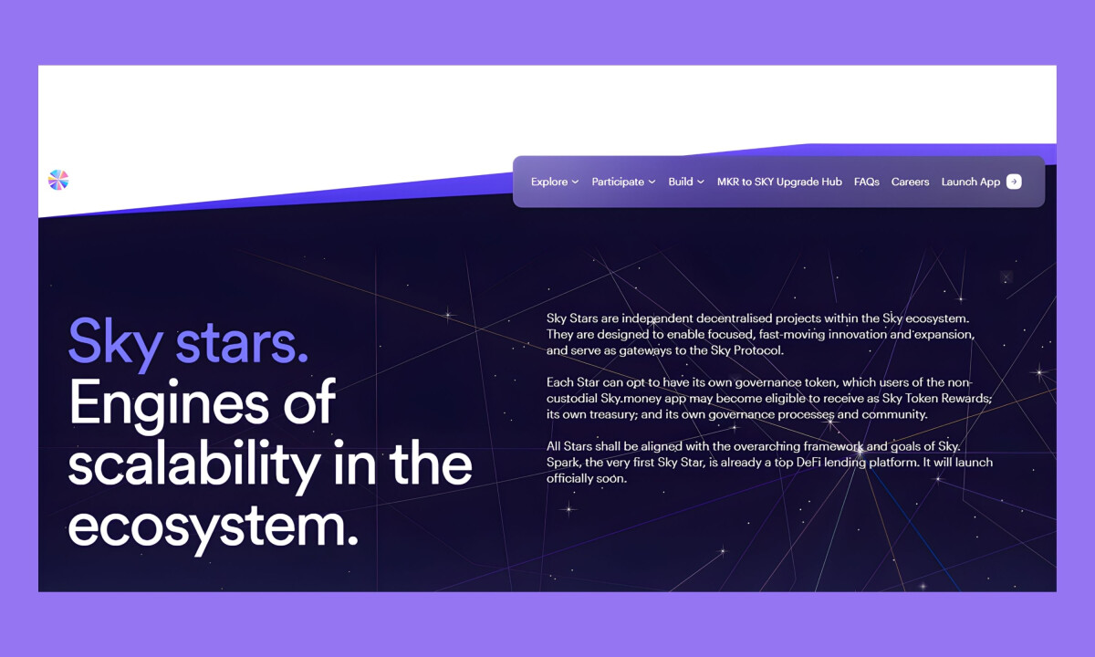 Sky website design by Clay.