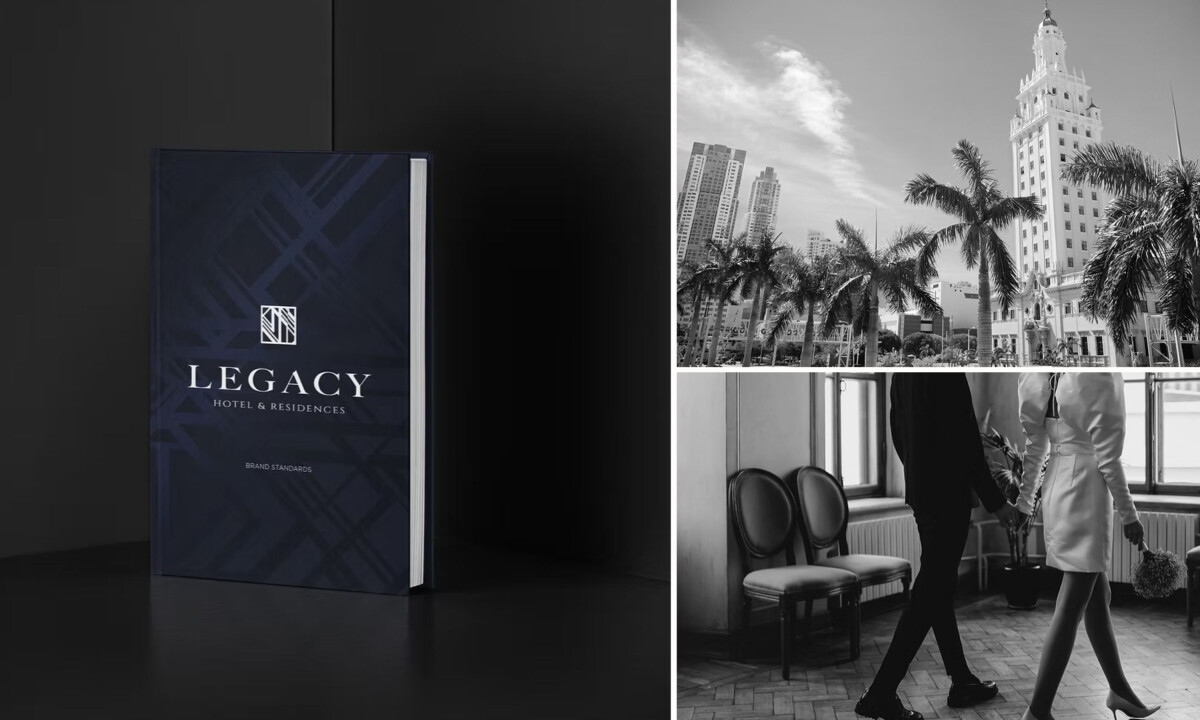 Brand standards book and lifestyle imagery