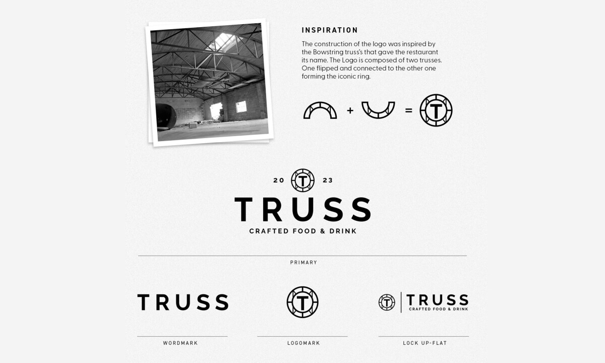 Logo construction concept and primary brand marks