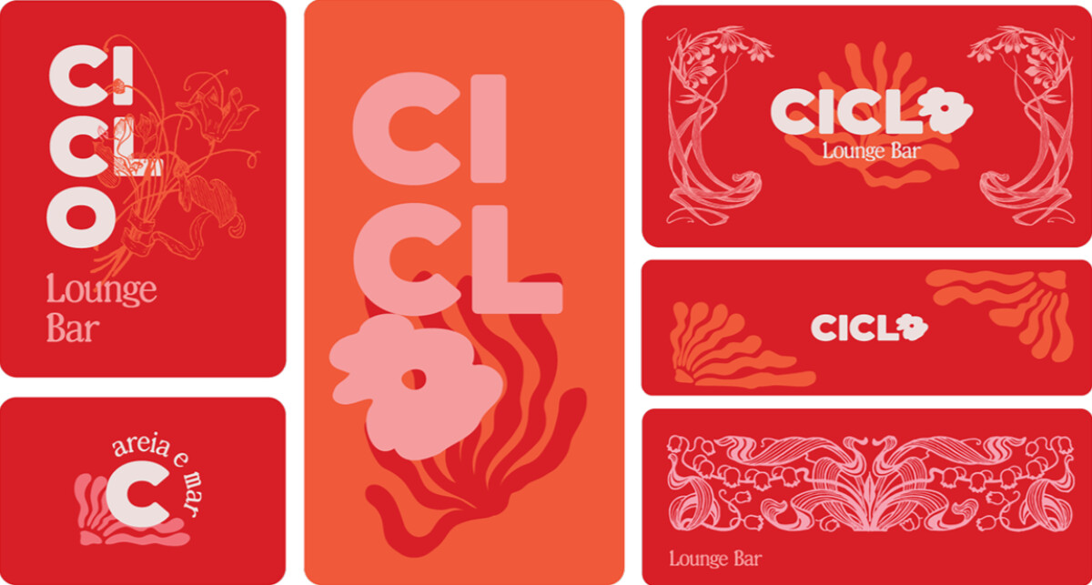 Logo variations and decorative brand elements