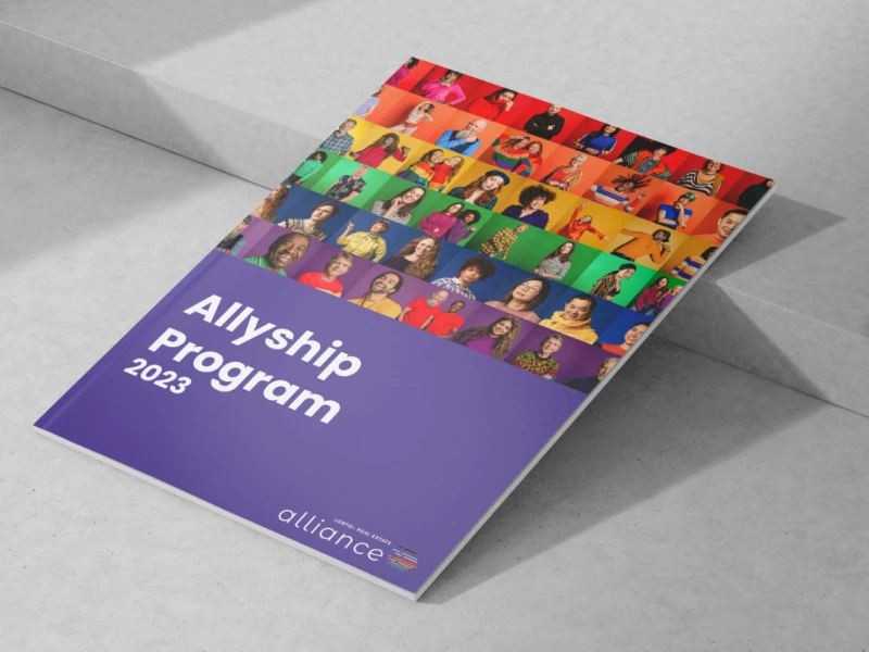 Alliance Sponsorship Program Print Design