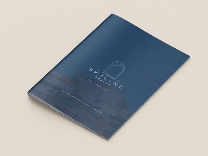 Skyline Realty print design by Graceful Studio.
