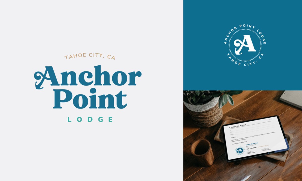 Anchor Point Lodge Logo Design
