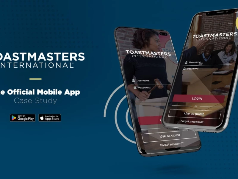 Toastmasters International App Design by Nolan Carrion