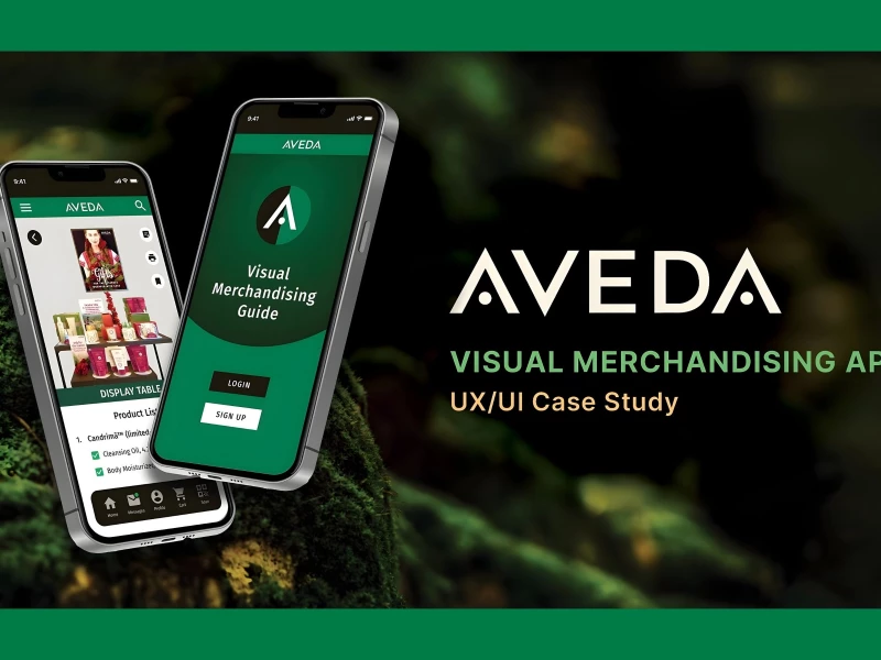 Aveda App Design by Dasha Wagner