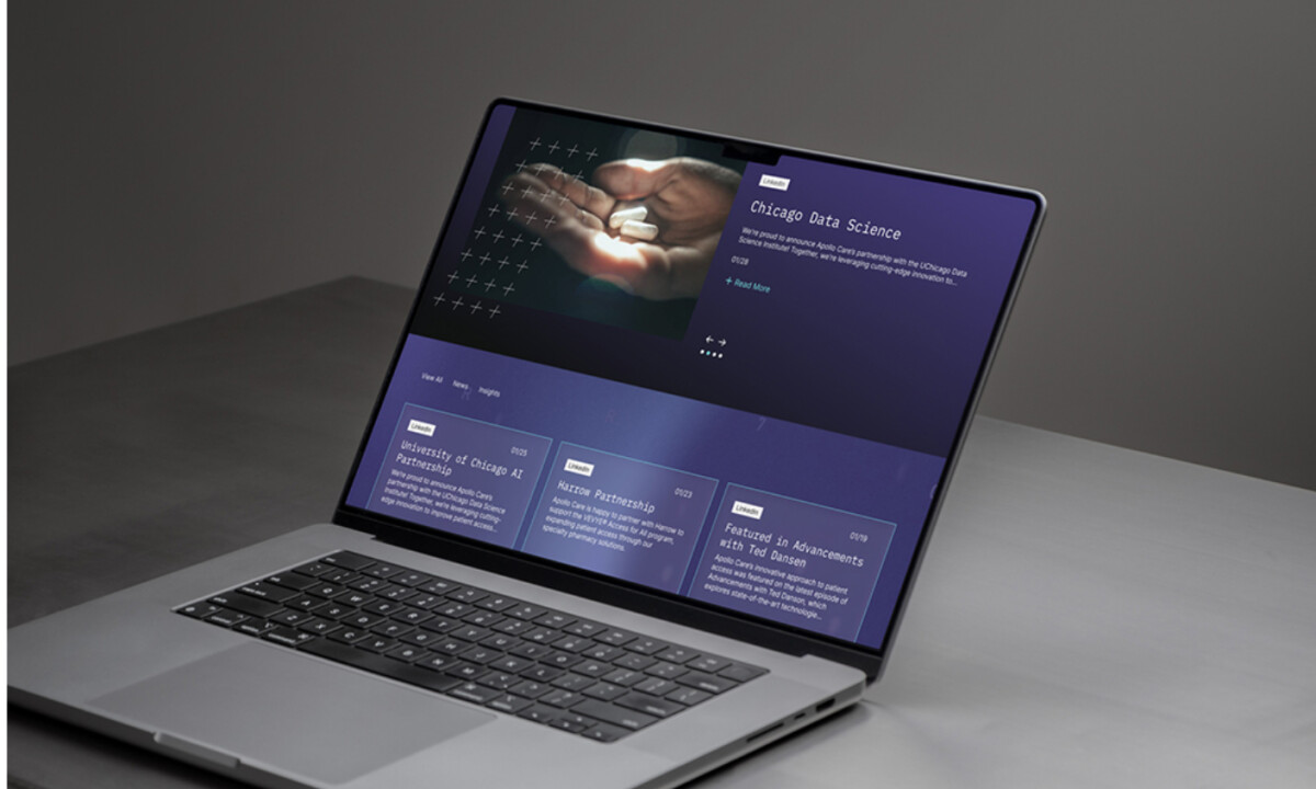 Apollo Care website design by Starfish.