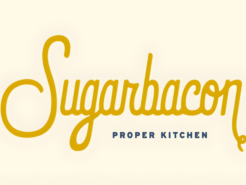 Sugarbacon Proper Kitchen Logo Design by Rob Bratney