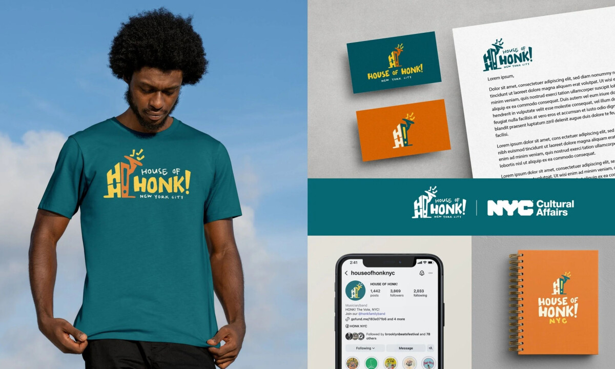 Playful typography energizes brand expression