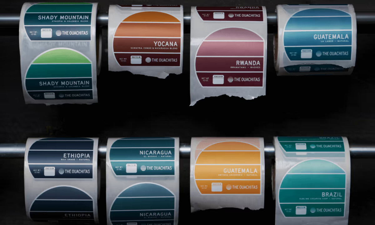 The Ouachitas packaging design by Unbound Collective.