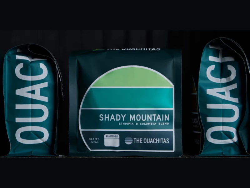 The Ouachitas packaging design by Unbound Collective.