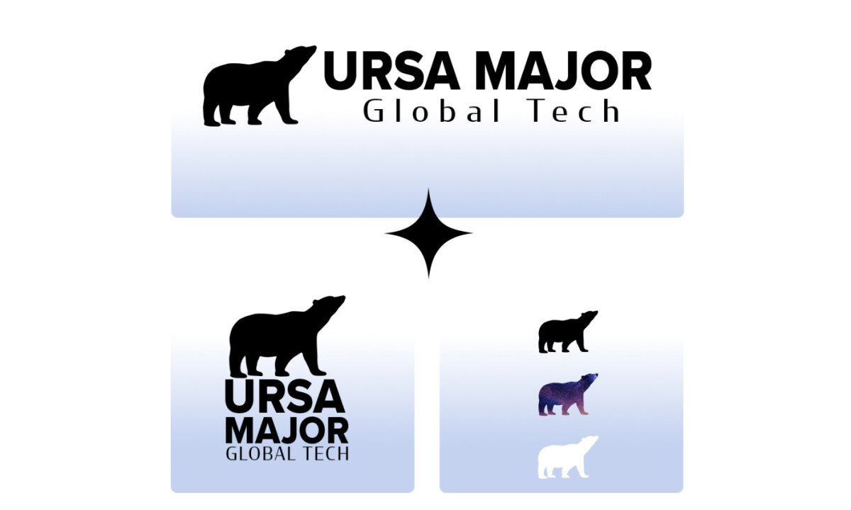 Ursa Major Global Tech logo design by RedTail Web Design.