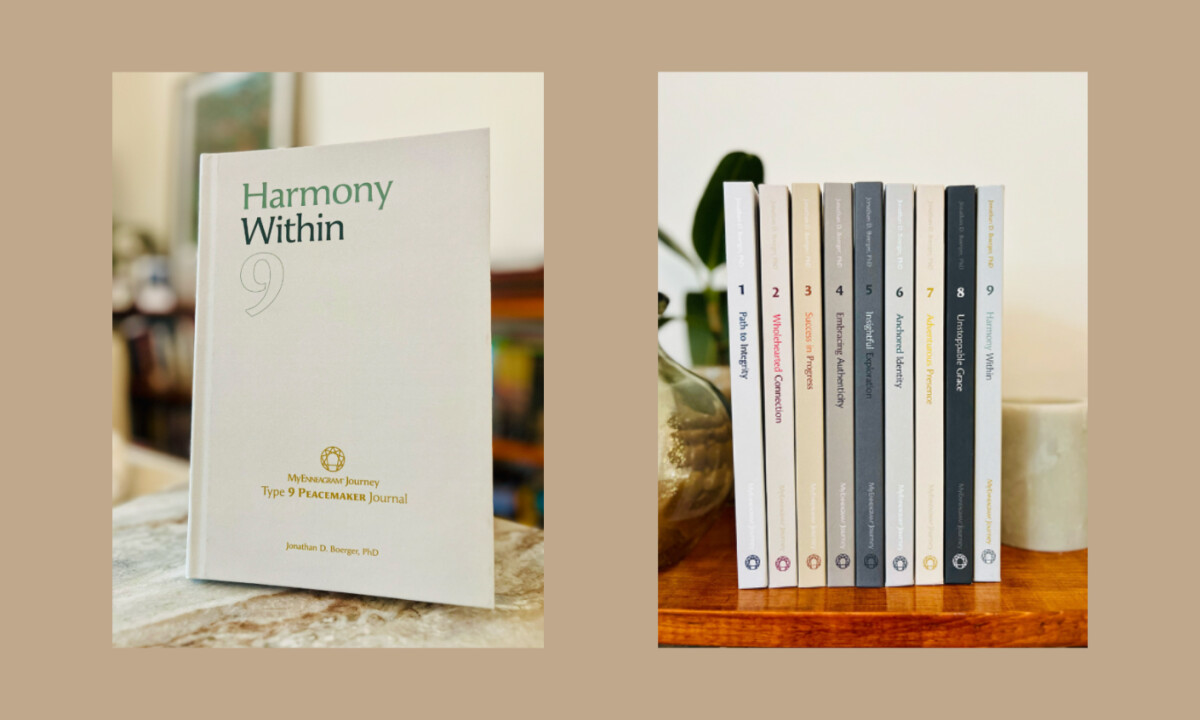 My Enneagram Journey Journal Series Book Cover Design