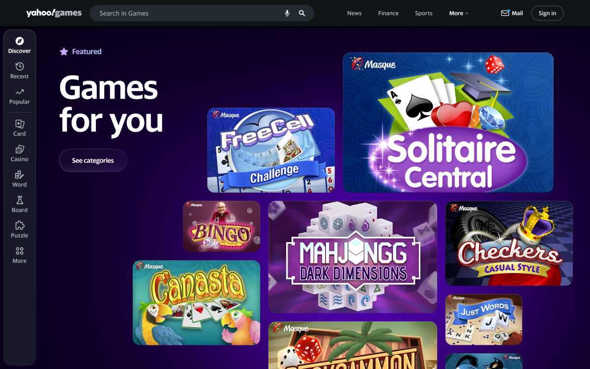 Playful UI energizes game discovery