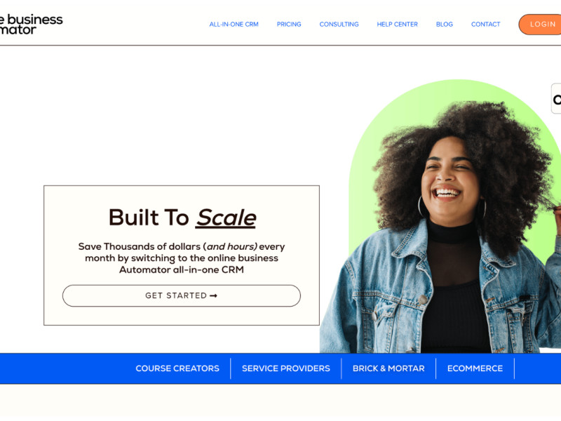 Online Business Automator Website Design by Sass & SEO Inc