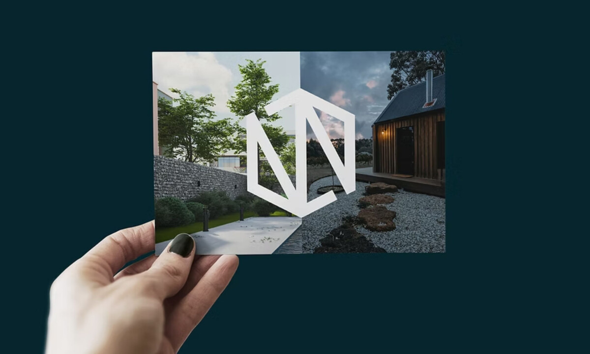 Geometric mark reflects crafted precision
