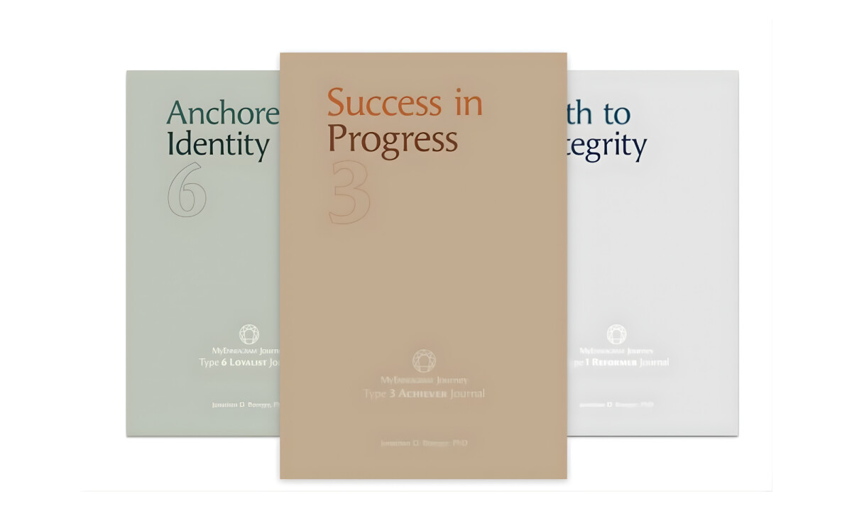 My Enneagram Journey Journal Series Book Cover Design