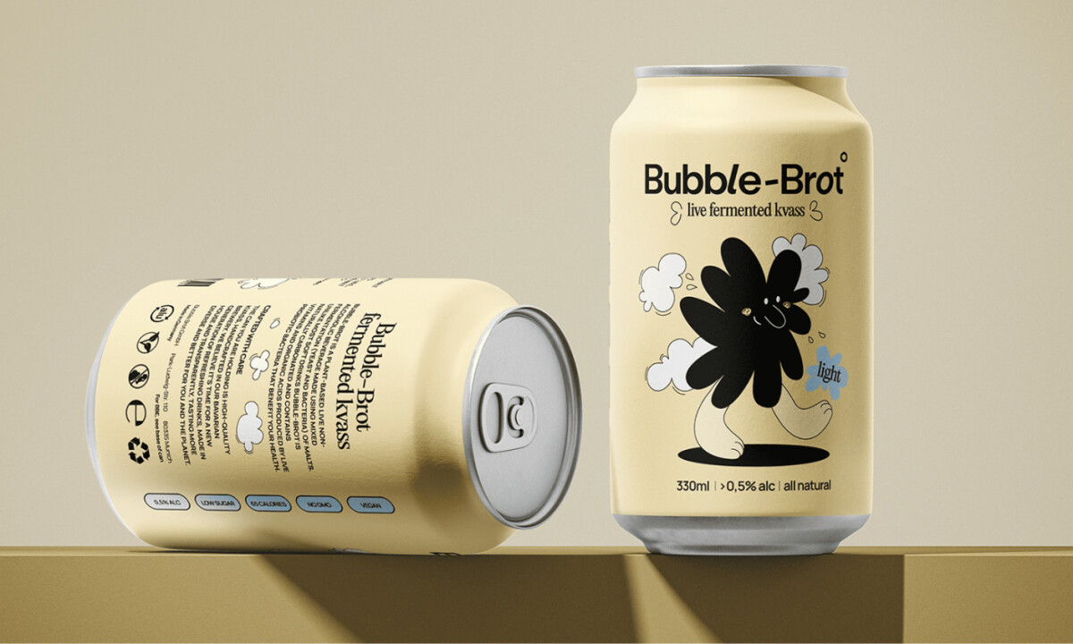 Bubble-Brot packaging design by Iryna Kram.