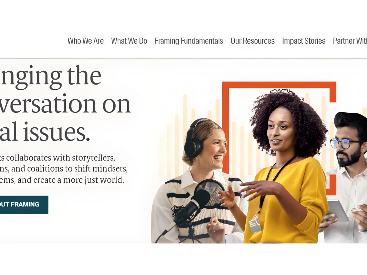 FrameWorks Institute website design by Constructive.