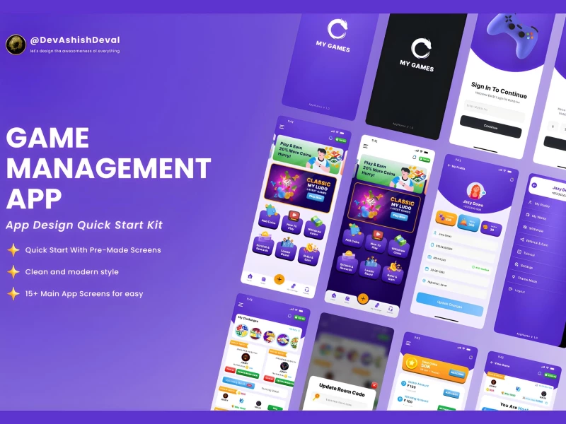 My Games App Design