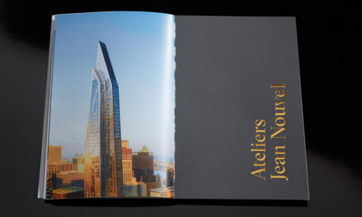 Black and gold system expresses architectural luxury