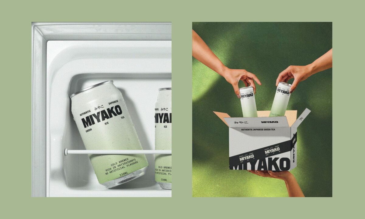 Bold typography defines modern tea identity