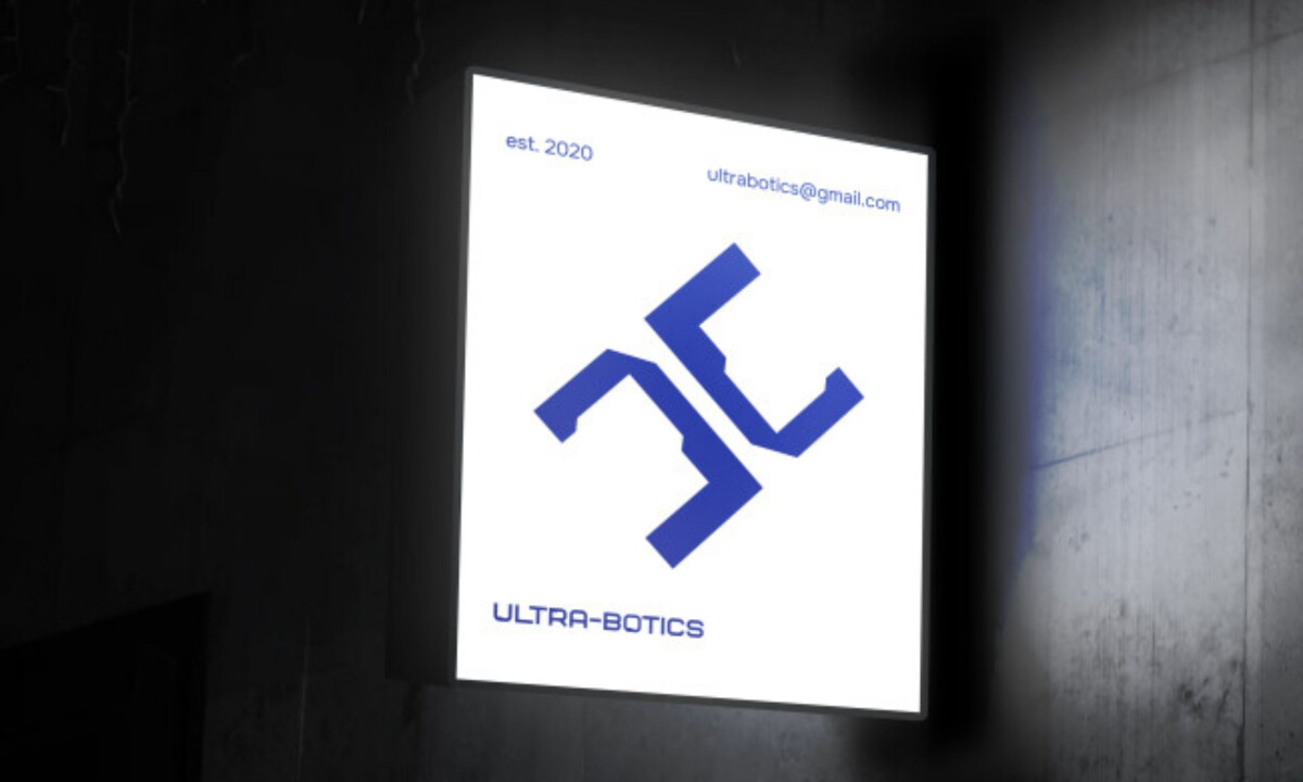 Angular mark reflects precision engineering