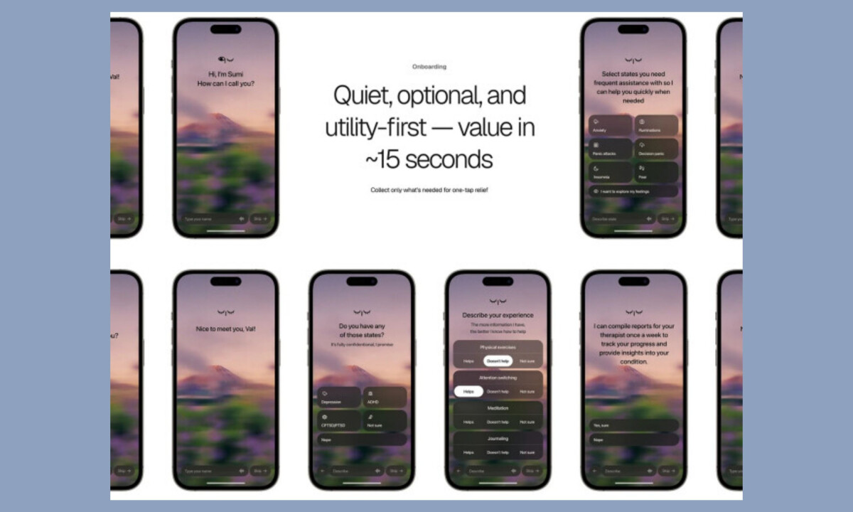 Minimal onboarding reduces friction and builds trust