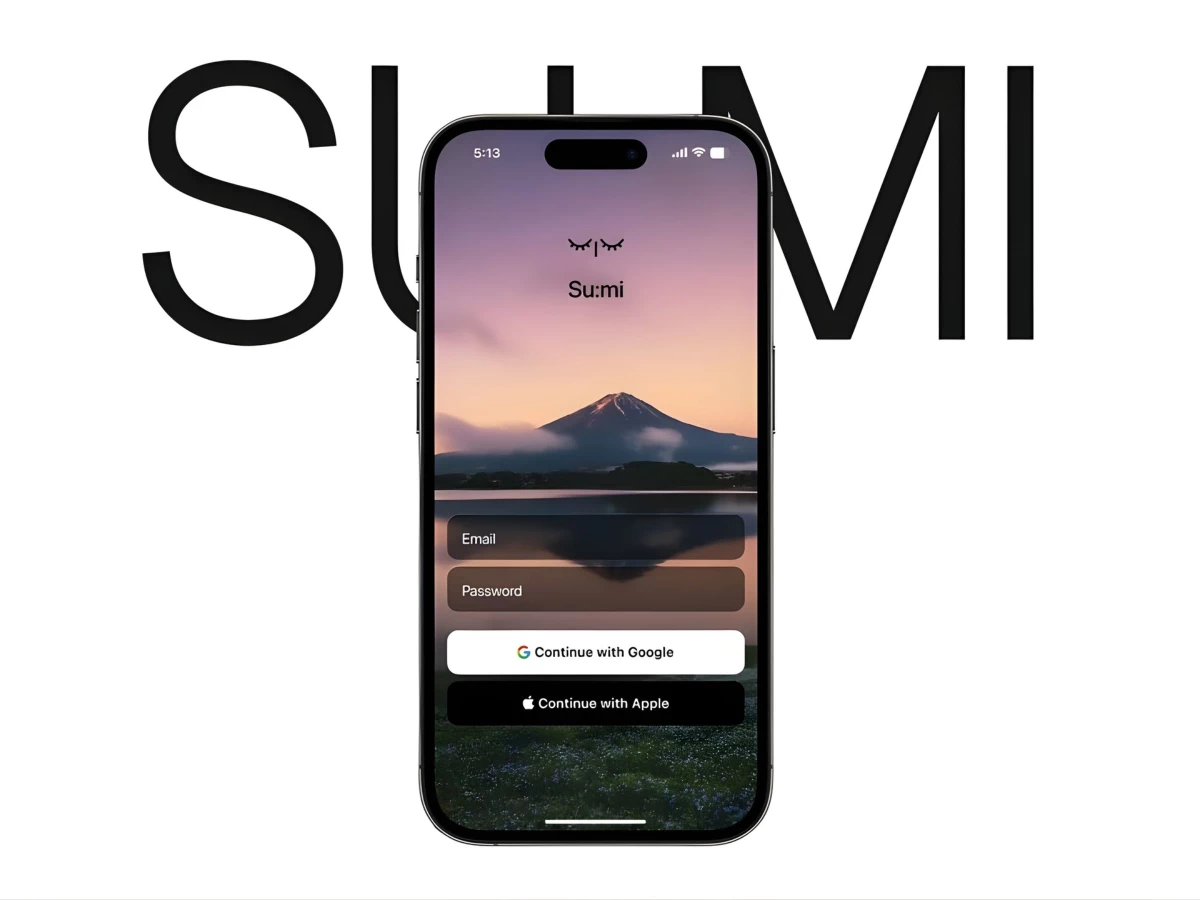 SU:MI App Design by Valk Studio