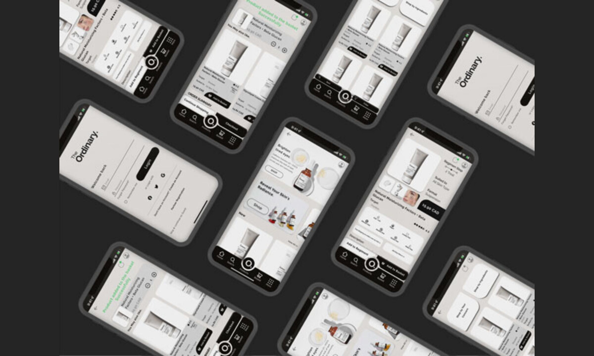 Grid-based UI organizes extensive product catalog