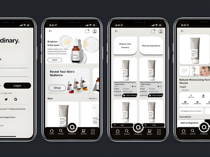 The Ordinary App Design by Maniraj G. Parthasarathy