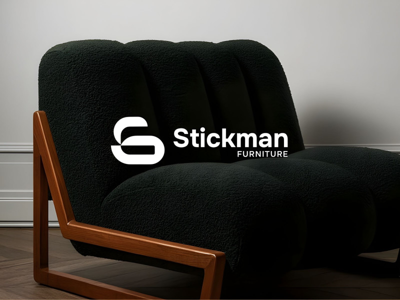 Stickman Furniture Logo Design by Roadville Studio