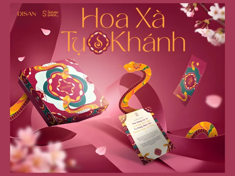 Hoa Xa Tu Khanh Packaging Design by DISAN Creative