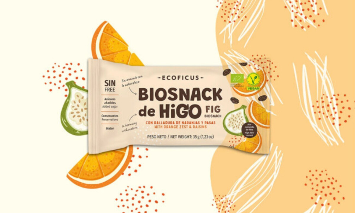 Botanical fruit illustrations highlight natural ingredients