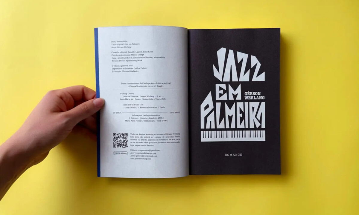 Jazz in Palmeira print design by Larissa Mendes.