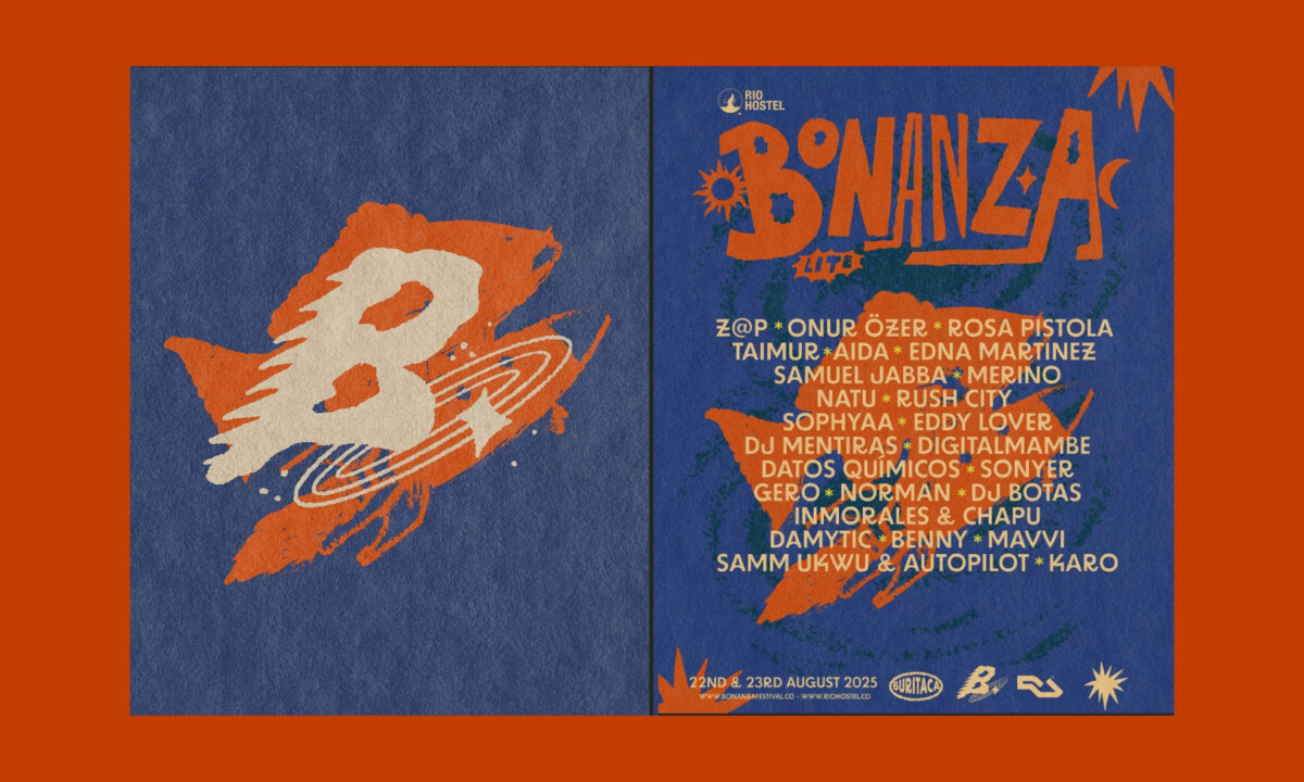 Official festival poster with cosmic fish rocket