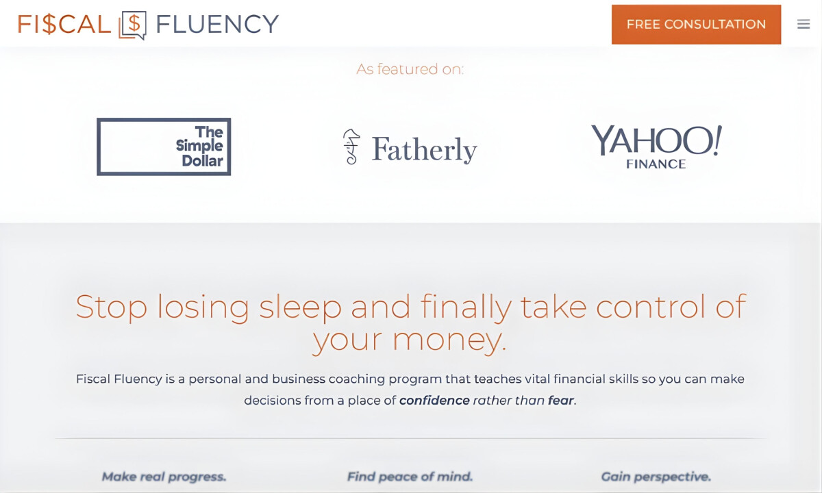 Fiscal Fluency Website Design