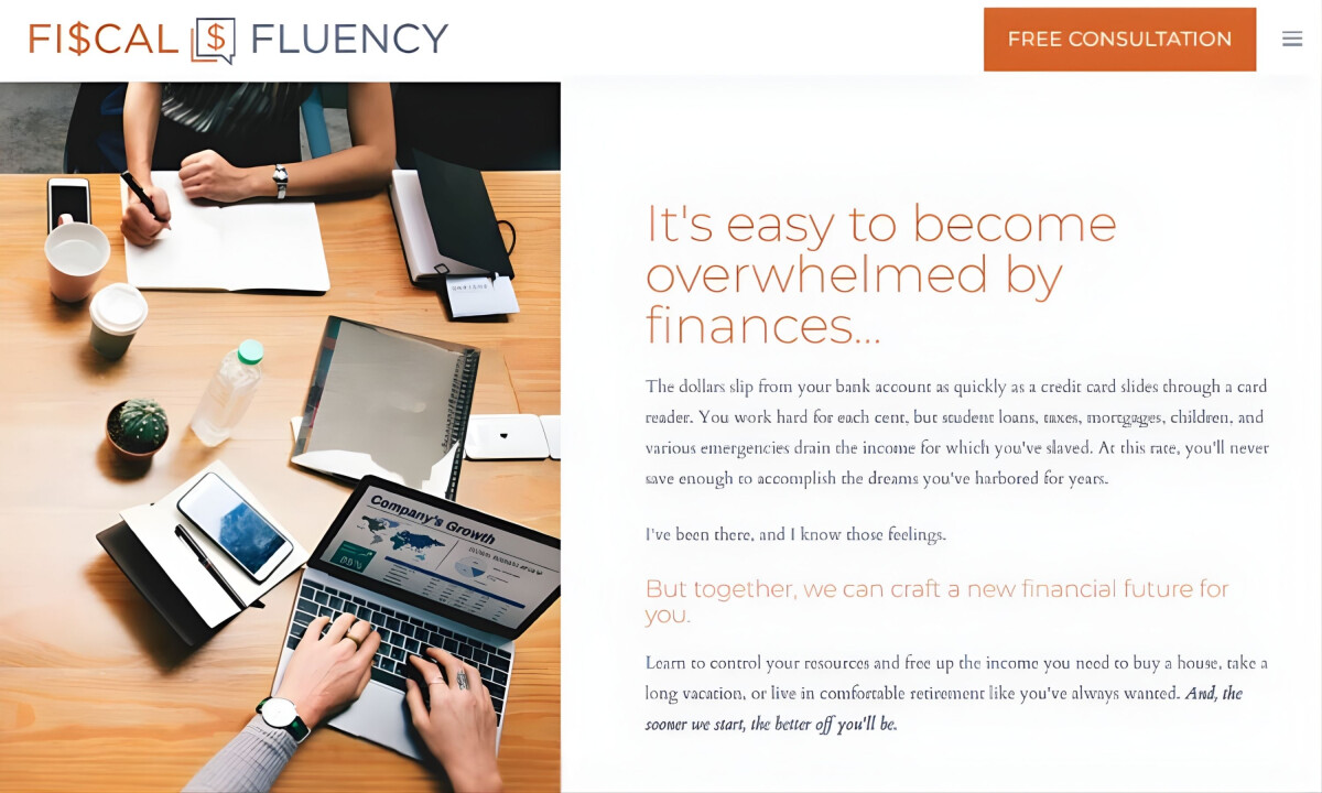 Fiscal Fluency Website Design