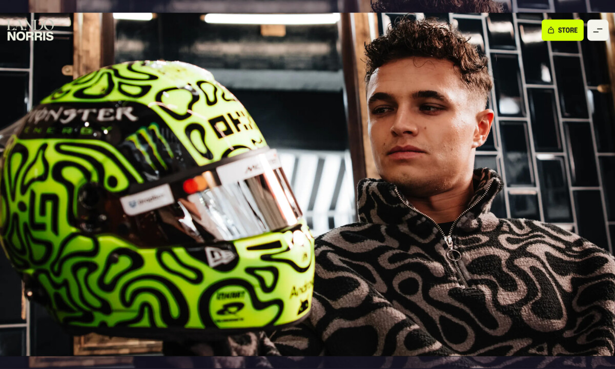 A high-impact hero image anchors the homepage