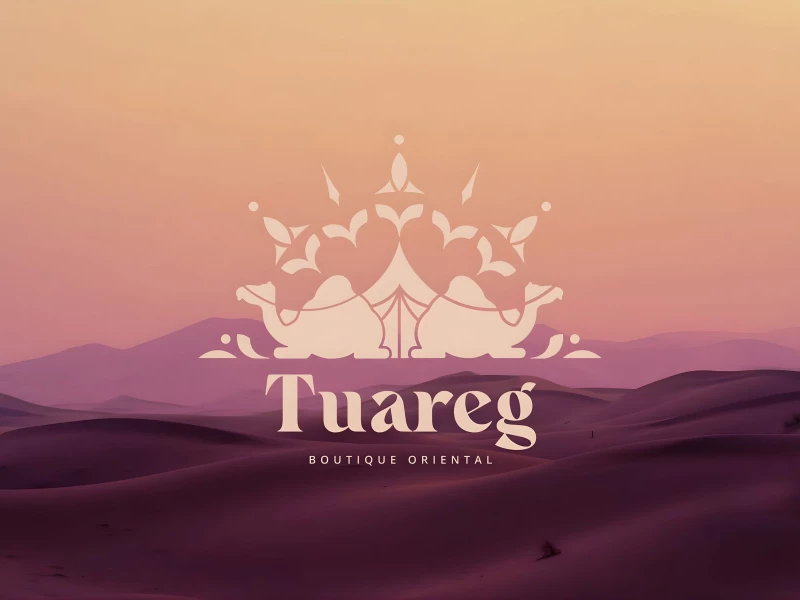 Tuareg Boutique Oriental Logo Design by Maridiscente