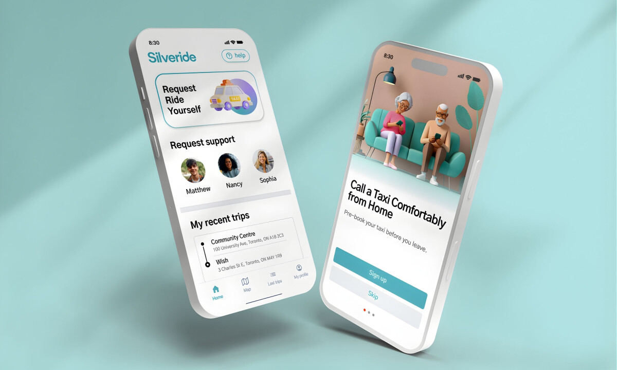 Silveride App Design by Serok's Design