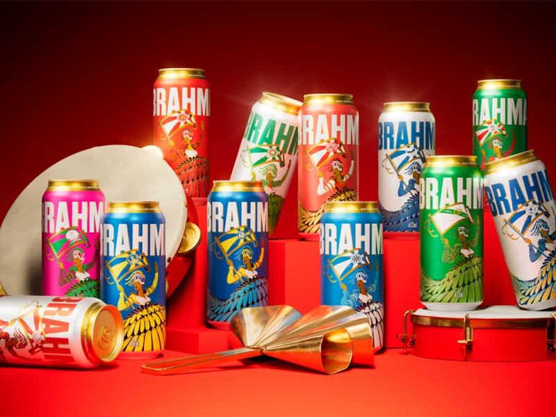 Brahma Carnaval 2025 packaging design by Meia Volta.
