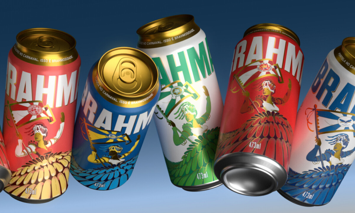 Brahma Carnaval 2025 packaging design by Meia Volta.