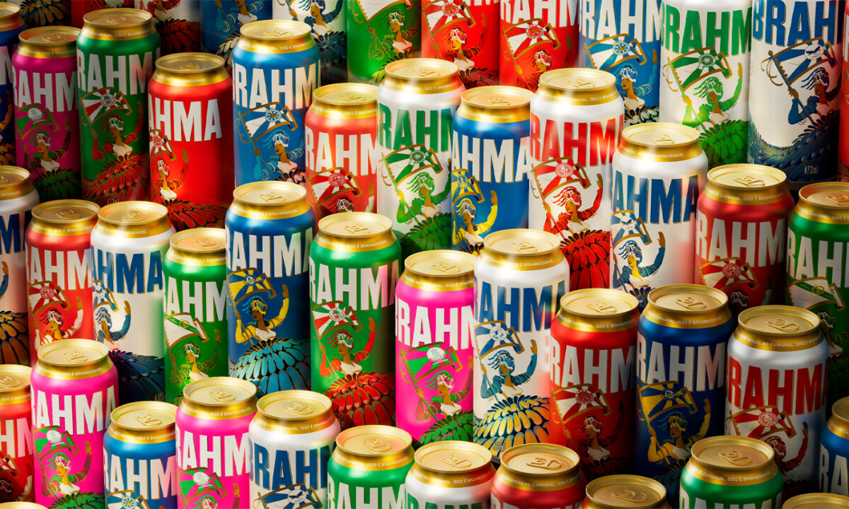 Brahma Carnaval 2025 packaging design by Meia Volta.