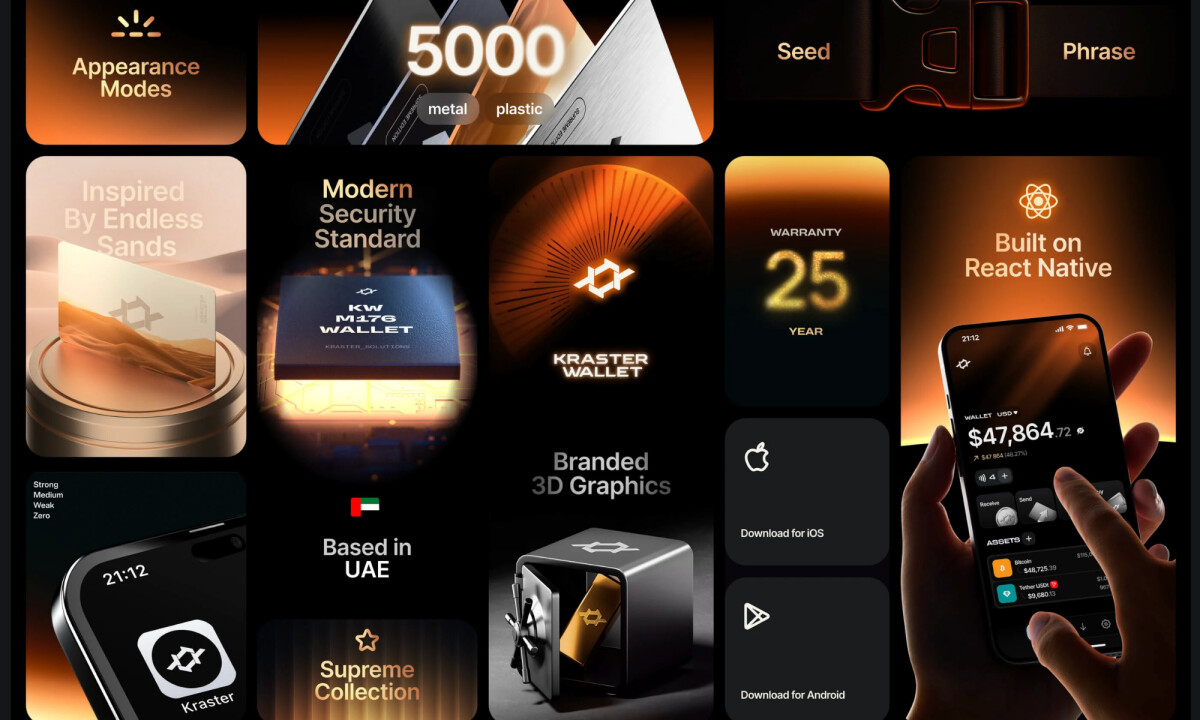 Kraster Wallet® (slide 3)