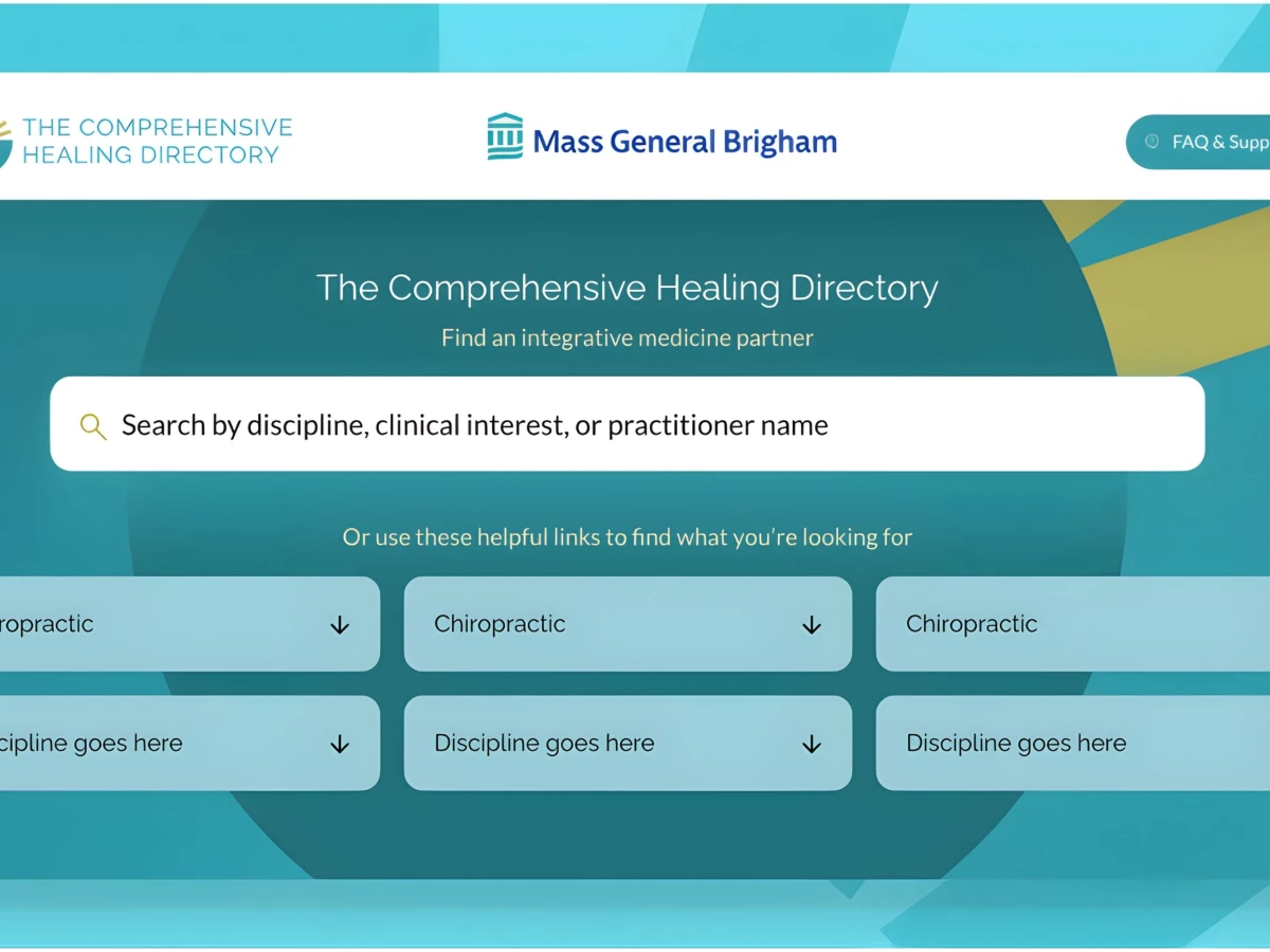 Mass General Brigham Website Design by GoingClear
