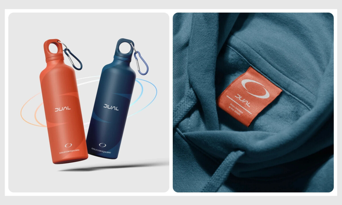 Branded bottles and apparel extend DUAL fitness gear collection