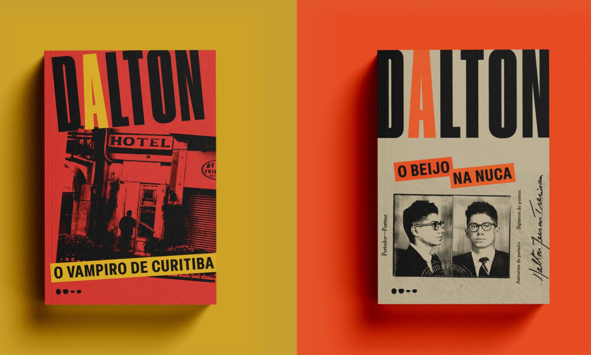 Bold typographic covers reinterpret Dalton Trevisan titles