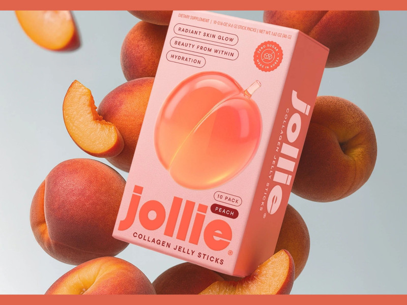 Jollie Collagen Jelly Sticks Packaging Design by Daria Shiian